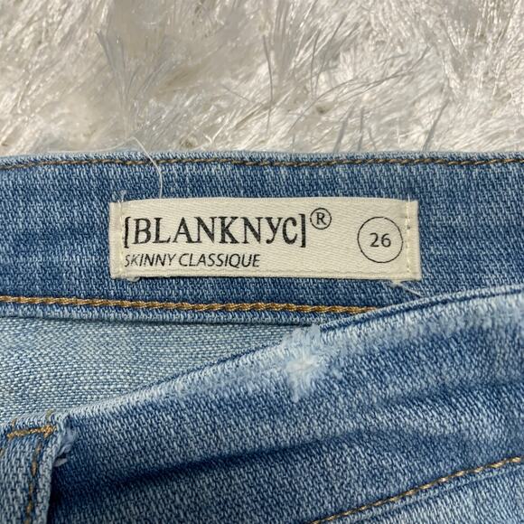 BlankNYC Light Wash Skinny Classique Jeans Sz 26 - Picture 11 of 11